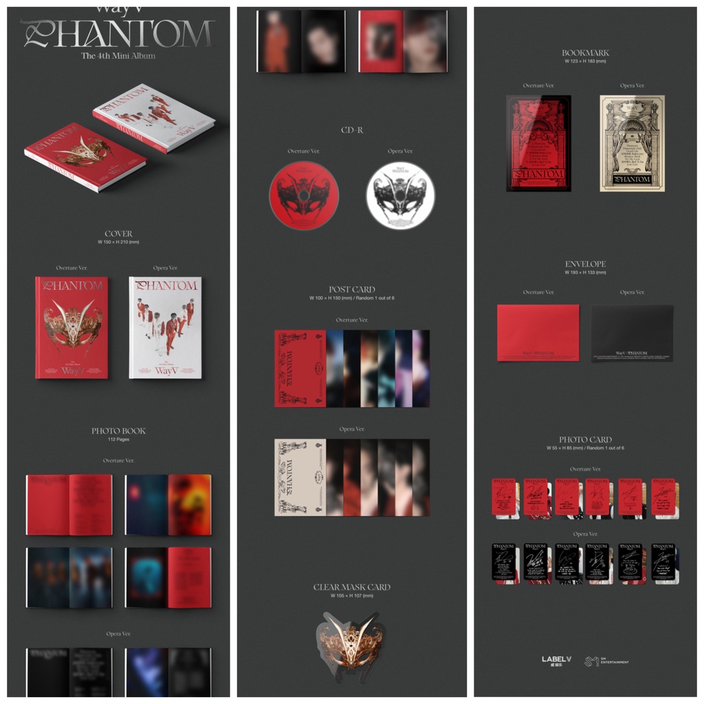 [DEPE PO] WayV - 4TH MINI ALBUM [PHANTOM] | WEB SM / KTOWN4U