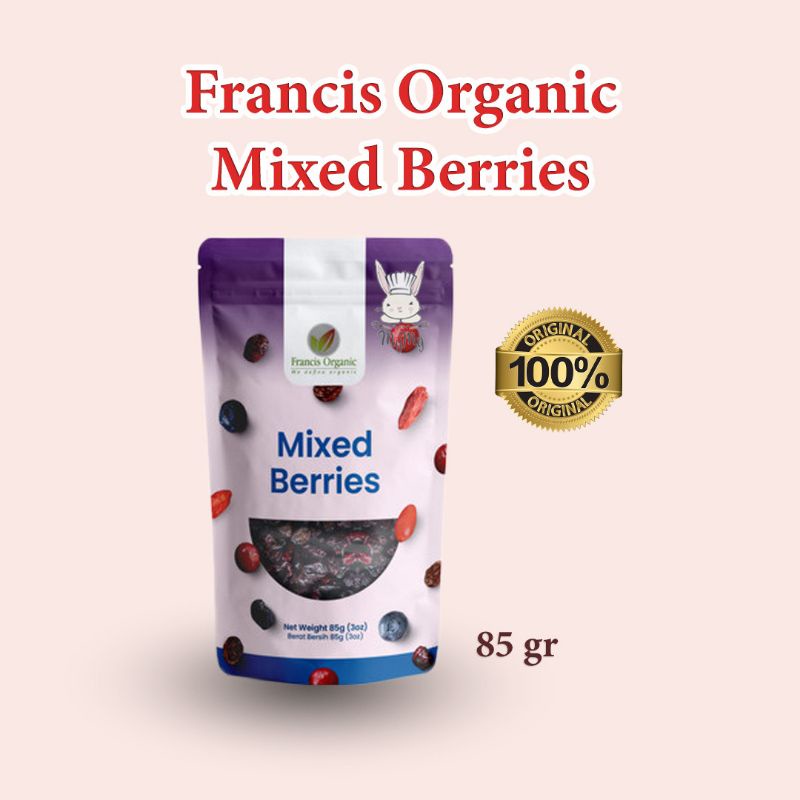 

Francis Organic Mixed Berries 4in1 85gr