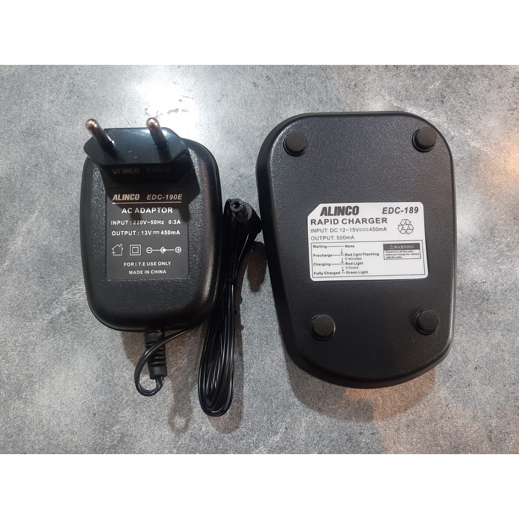 BATRE EBP-88 &amp; Charger EDC-189 HT ALINCO DJ A10 MERK ALINCO