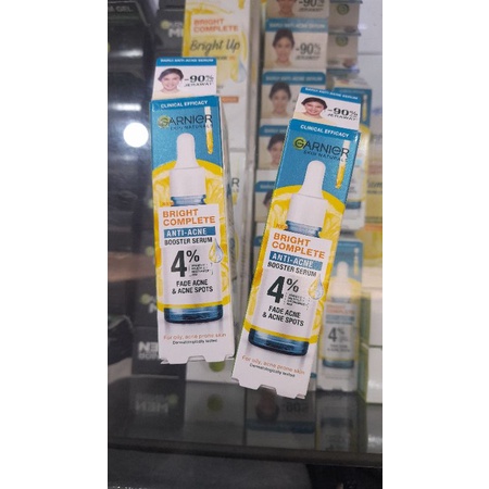 Garnier Serum Anti Acne 15ml~Garnier Bright Complete Anti Acne Booster Serum~Anti Acne Booster Serum