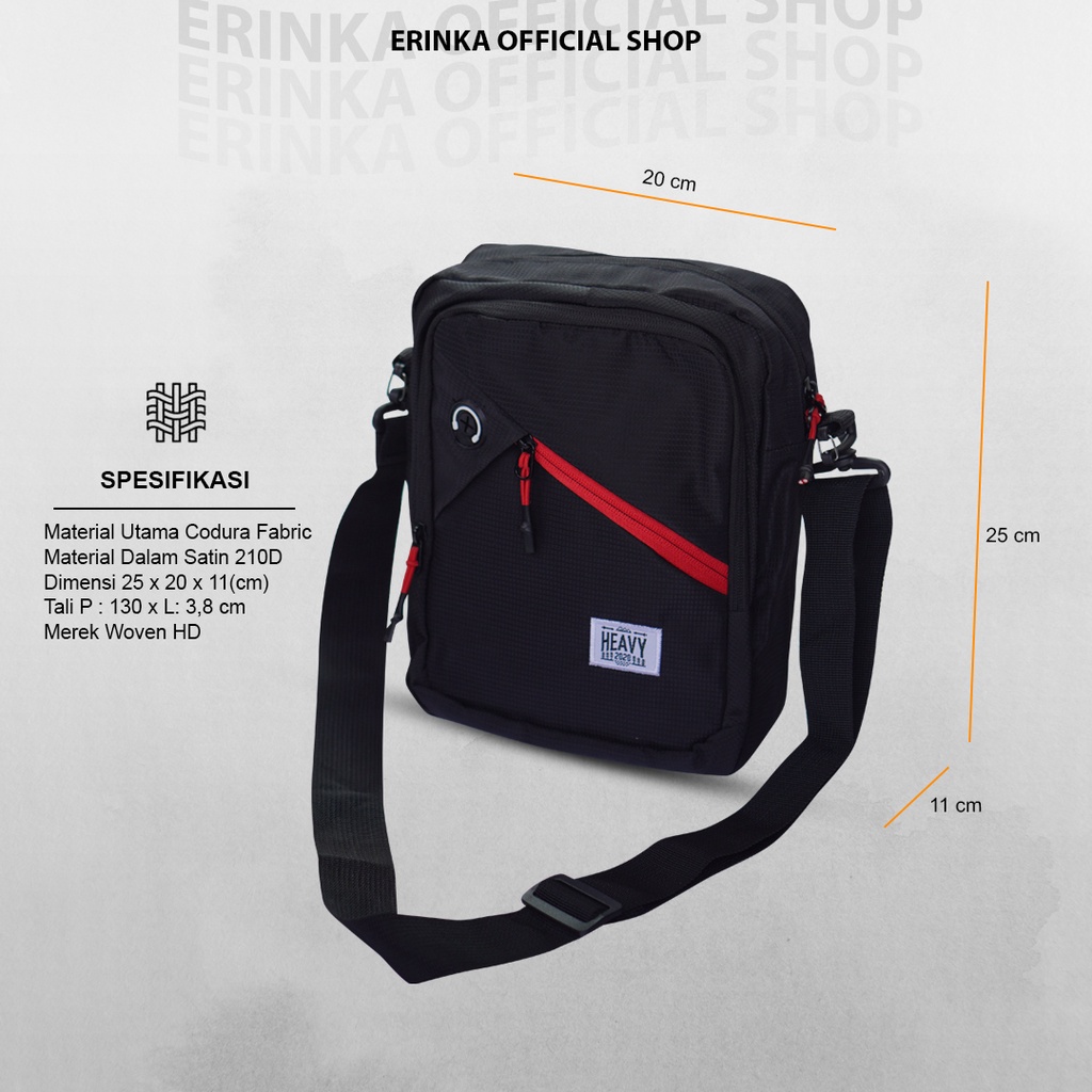 Tas Selempang Pria Heavy Premium Bag Distro Eisgers