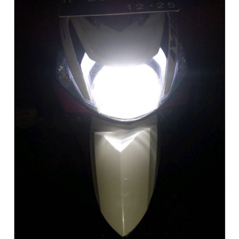 lampu LED 6 sisi depan H6 H4 12V AC/DC super terang PUTIH