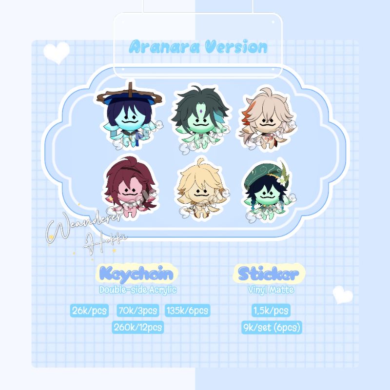 

STICKER ANEMO BOYS EDITION (ARANARA & 6REEZE)