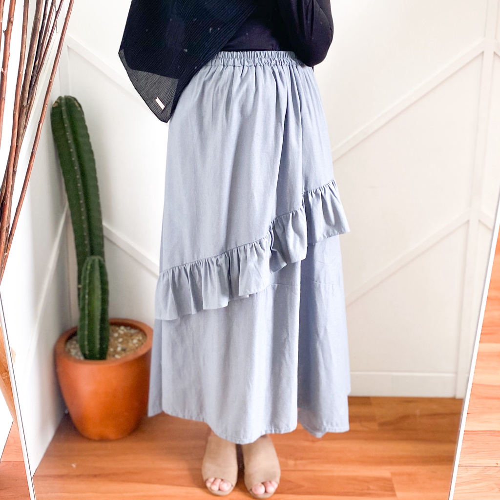 AIDHA SKIRT - rok murah / skirt murah / rok panjang / rok wanita / rok / basic skirt / skirt