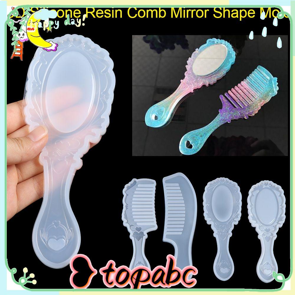 Top Resin Comb Mold Casting Kerajinan Cetakan Liontin Epoxy Transparan