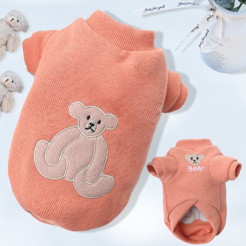 Baju Kucing Anjing Anjing Hangat Produk Pet Sweater Motif