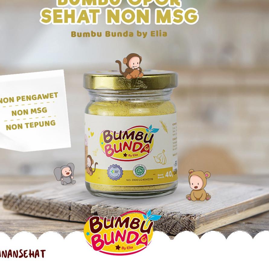

6.6 MALL Bumbu Bunda Elia - Bumbu Non MSG / Bumbu MPASI / Kaldu MPASI / Kaldu Bayi / Bumbu Soto Bumbu Opor Bumbu Putih Bumbu Kuning Bumbu Semur Bumbu Rawon Bumbu Kari Bumbu Nasi Goreng / cheese powder Bumbu Mpasi