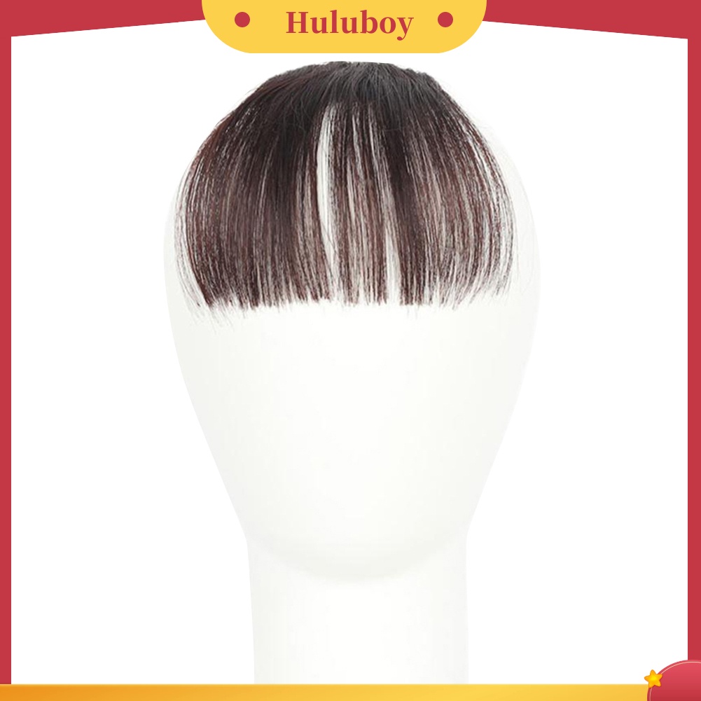 Rambut Poni Extension Klip On Mini Tipis 4 Warna Untuk Wanita