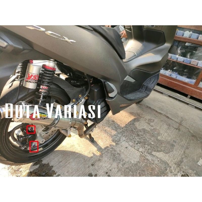 NACOM DV BAUT BREKET KE CALIPER BELAKANG  PCX / VARIO 160