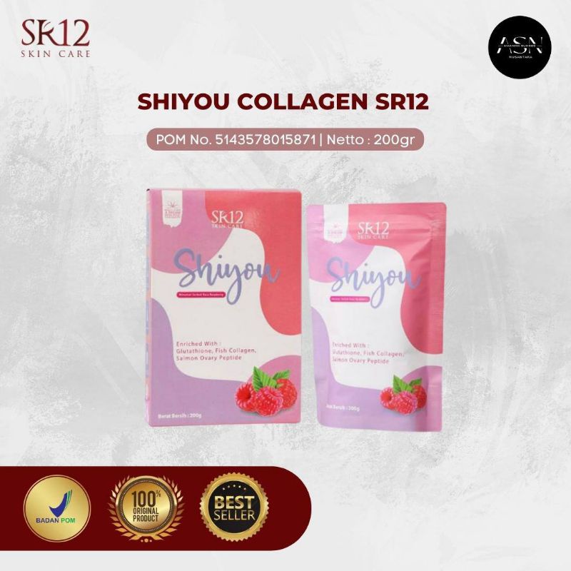 

Shiyou collegen SR12,-Mengandung Fish Collagen ,Salmon Ovary Peptide ,L-Glutathione- Mengandung Vit C+Ekstrak Raspberry-Mengandung VitaminE Mencegah Penuaan Dini- Mengurangi Jerawat dan Noda Hitam-Melindungi kulit dari sinar UV-Mencerahkan kulit wajah