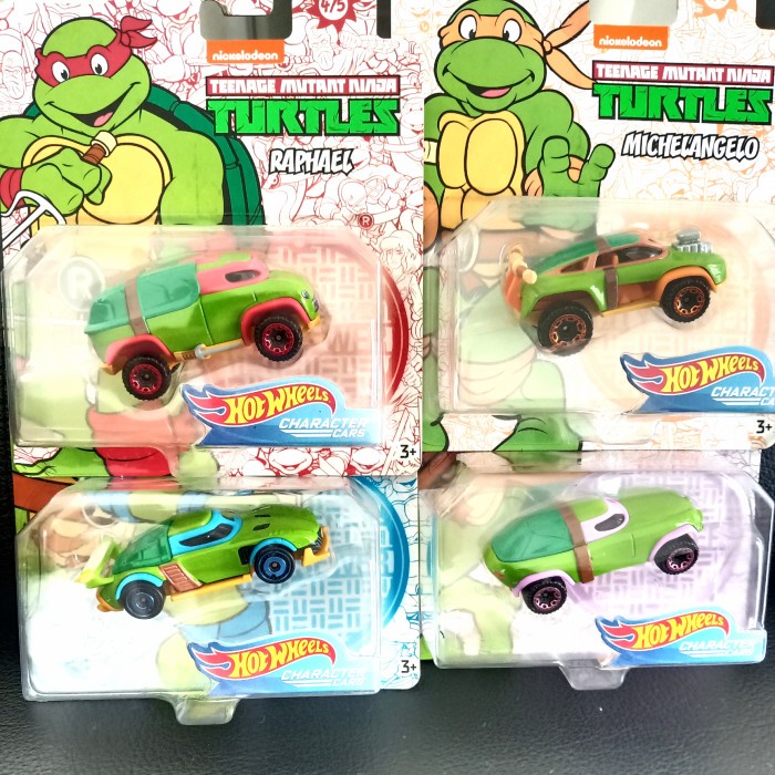 Turtles Hotwheels Character Cars