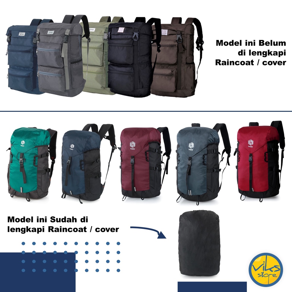 Tas Gunung Hiking Backpack Adventure Carrier 40L Semi Carrier - Tas Semi Keril Murah Original Kuat Ransel Traveling Backpacker