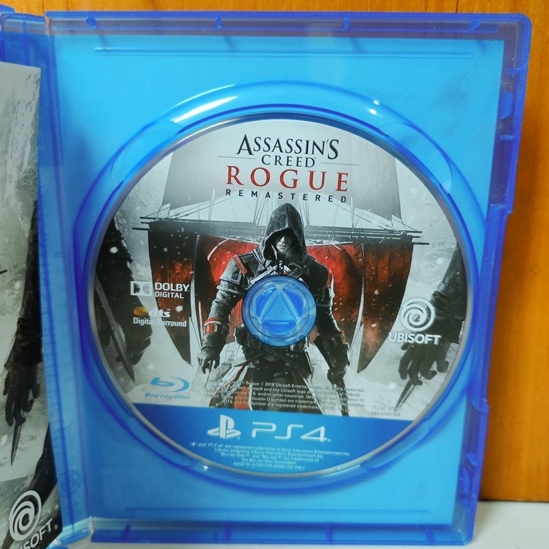 Assassins Creed Rogue Remastered Ps4 Kaset Assasin Rogue Playstation PS 4 5 CD BD Game Games Assassin's asasins asasin assassin asassins asassin disc ori AC rague flak assassin remaster assasins ass asashin asahin uniti unity united ps5 original valhalla