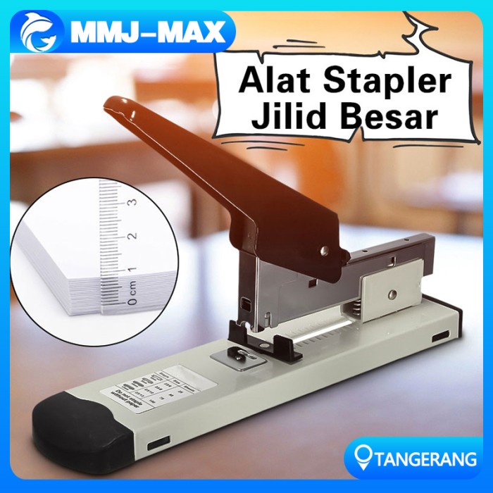 

PENJILIDAN KERTAS STAPLER ADJUSTABLE LOGAM TUGAS BERAT 100 LEMBAR