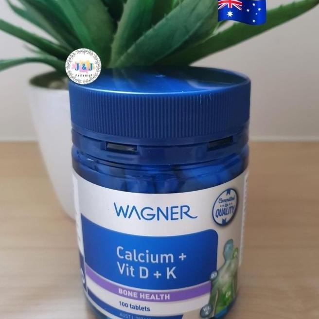 Jual Original Wagner Calcium Vitamin D K 100 Tablets (Terbaru