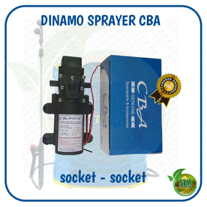 Dinamo Tangki Sprayer CBA | Socket - socket | Pompa Sprayer Elektrik | STM CORPORATION