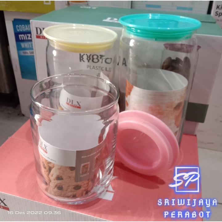 TOPLES KUE/TOPLES KACA/TOPLES DLX KYOTO-A-B-C 760ML-1000ML-1175ML ISI6