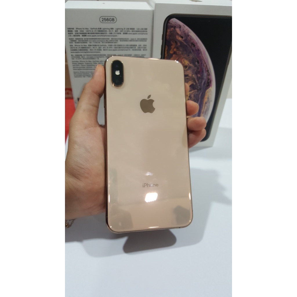 Iphone xs max 256gb gold Second Fullset Original Mulus