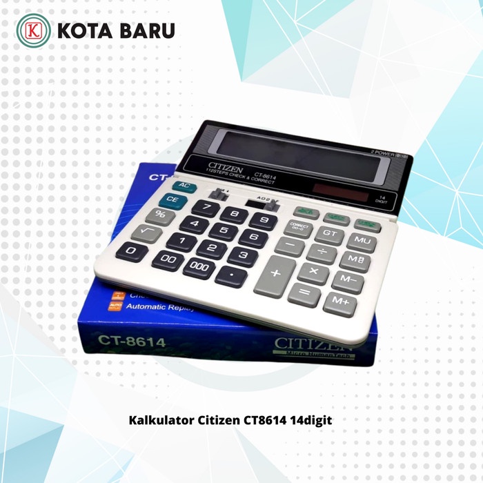 

KALKULATOR CITIZEN CT8614 14DIGIT #ORIGINAL