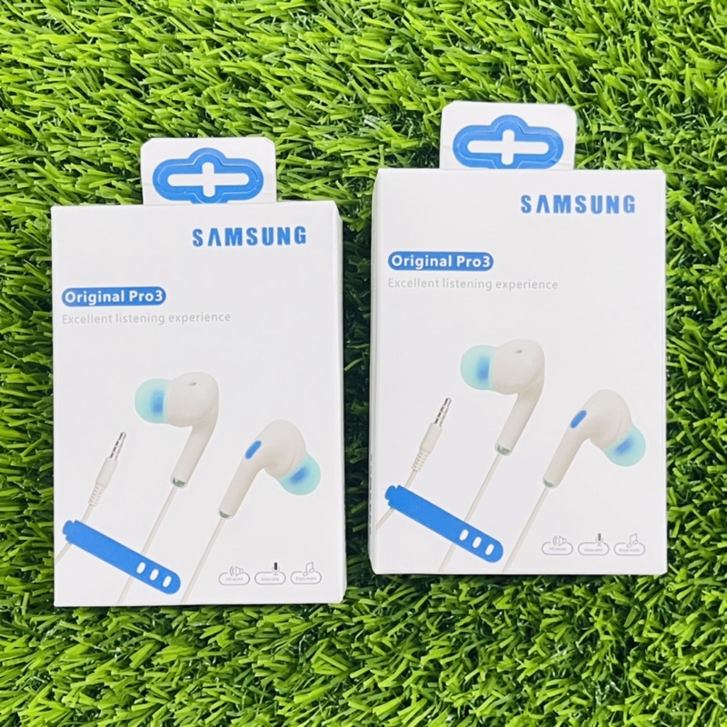 Handfree Pro 3 Samsung Mega Bass Stereo Headset + Mic