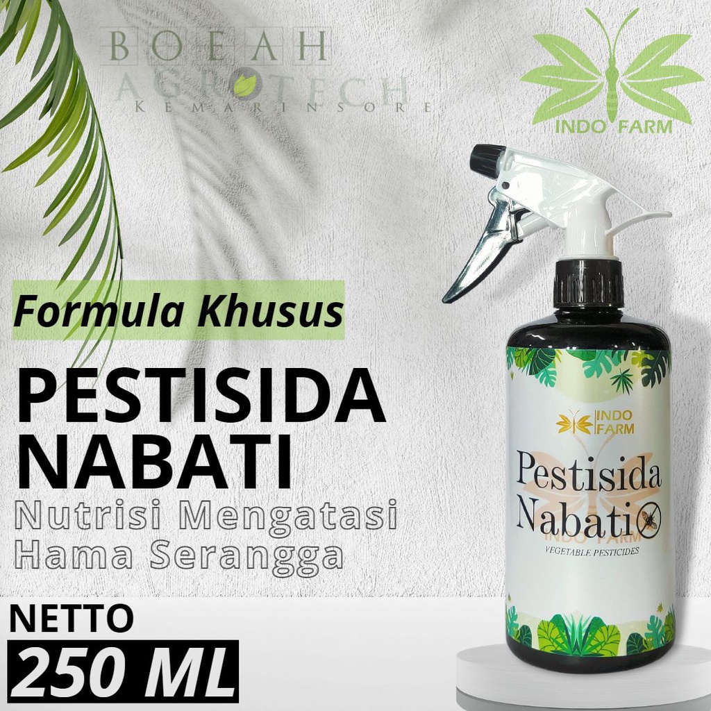 INDO FARM - Pestisida Nabati Organik Pembasmi Hama 250Ml Siap Digunakan