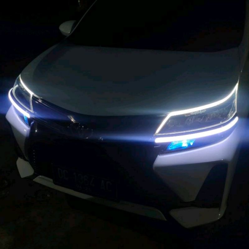 lampu led DRL depan headlamp + grille all new avanza /xenia / veloz 2019 2020 2021 model alphard + RUNNING SEIN