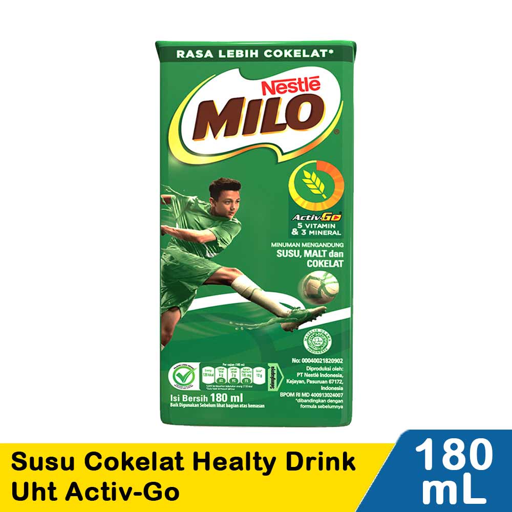 

Milo Healthy Drink UHT Activ Go 180 ml