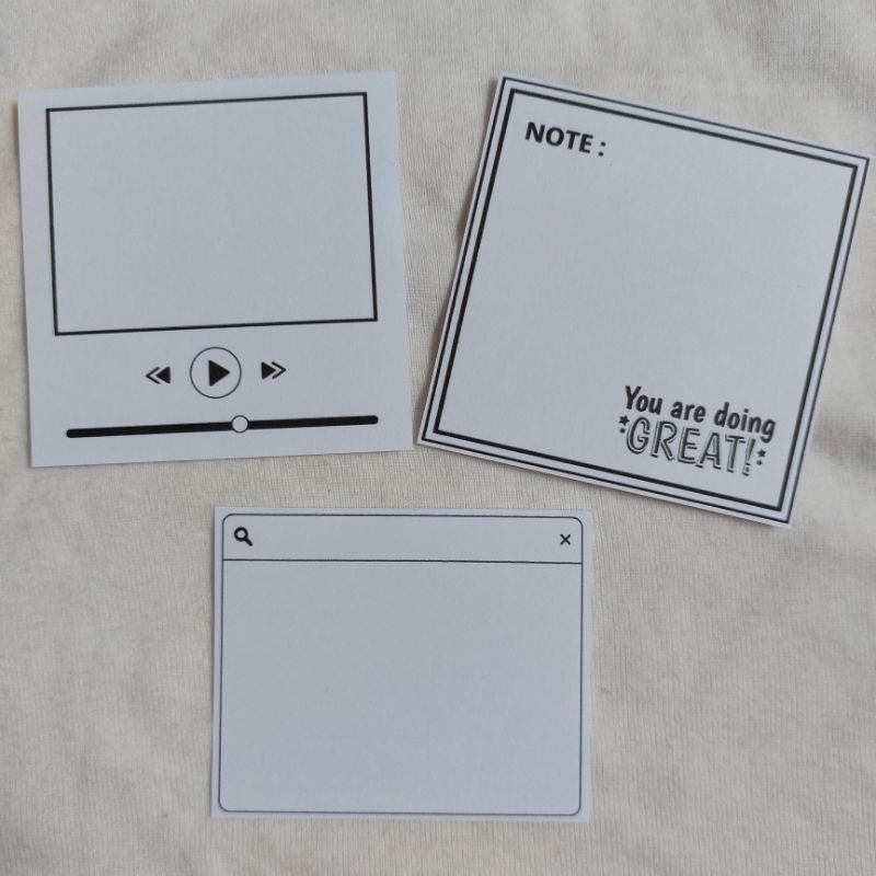 

[25 lbr] black n white memo print