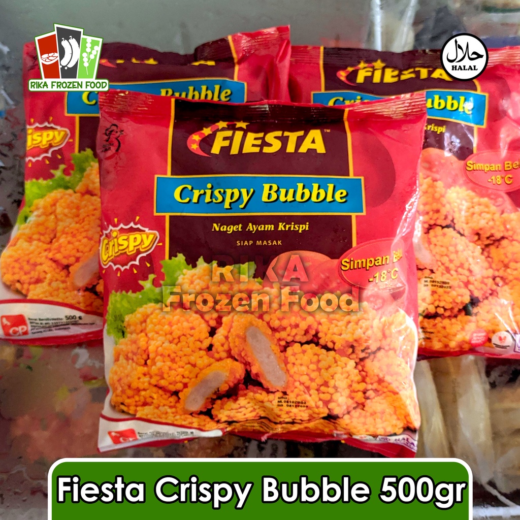 

Fiesta Crispy Bubble Chicken Nugget / naget ayam 500gr