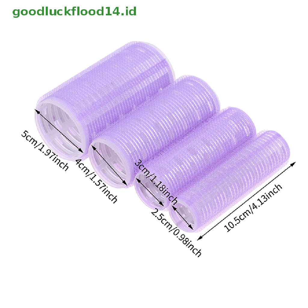 [GOOGFOUR] 4pcs Poni Penjepit Rambut Klip Roller Gelombang Curl Air Bangs Hairstyle DIY Salon [TOP]