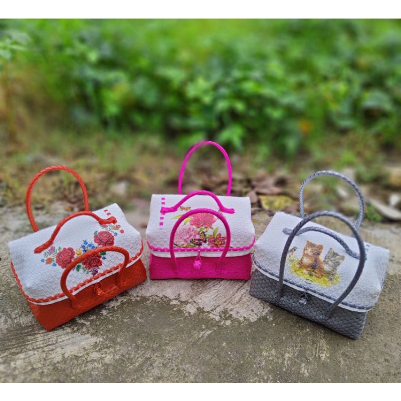 tas anyaman jali / Tenong / Aban bahan jali