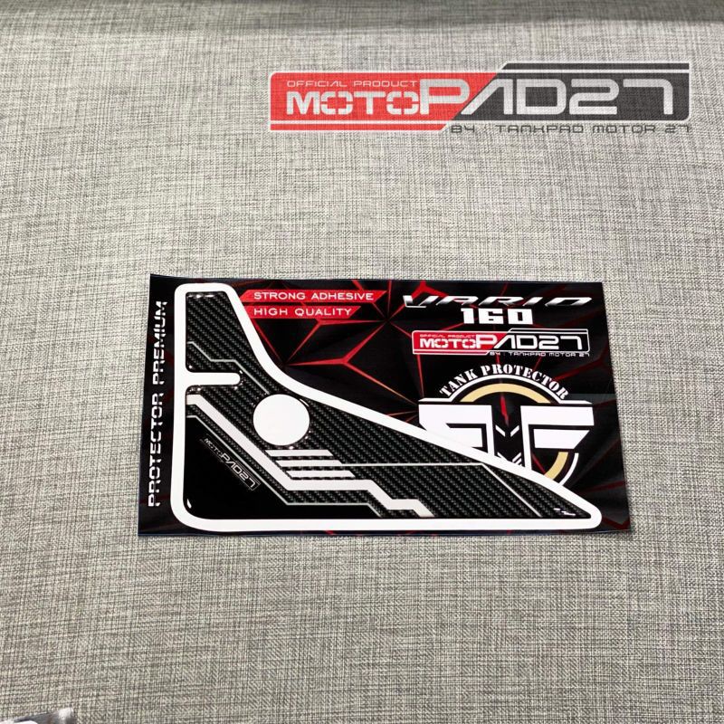 STIKER STICKER RESIN TIMBUL COVER KNALPOT HONDA NEW VARIO 160