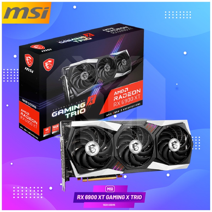 MSI Radeon RX 6900 XT GAMING X TRIO 16GB GDDR6 - VGA RX6900XT DDR6