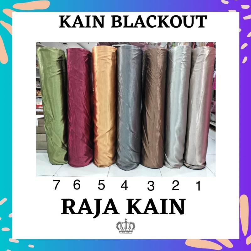 KAIN BLACKOUT IMPORT / KAIN GORDEN EMBOSS/ KAIN POLOSAN / KAIN HORDENG / KAIN HORDENG METERAN / KAIN