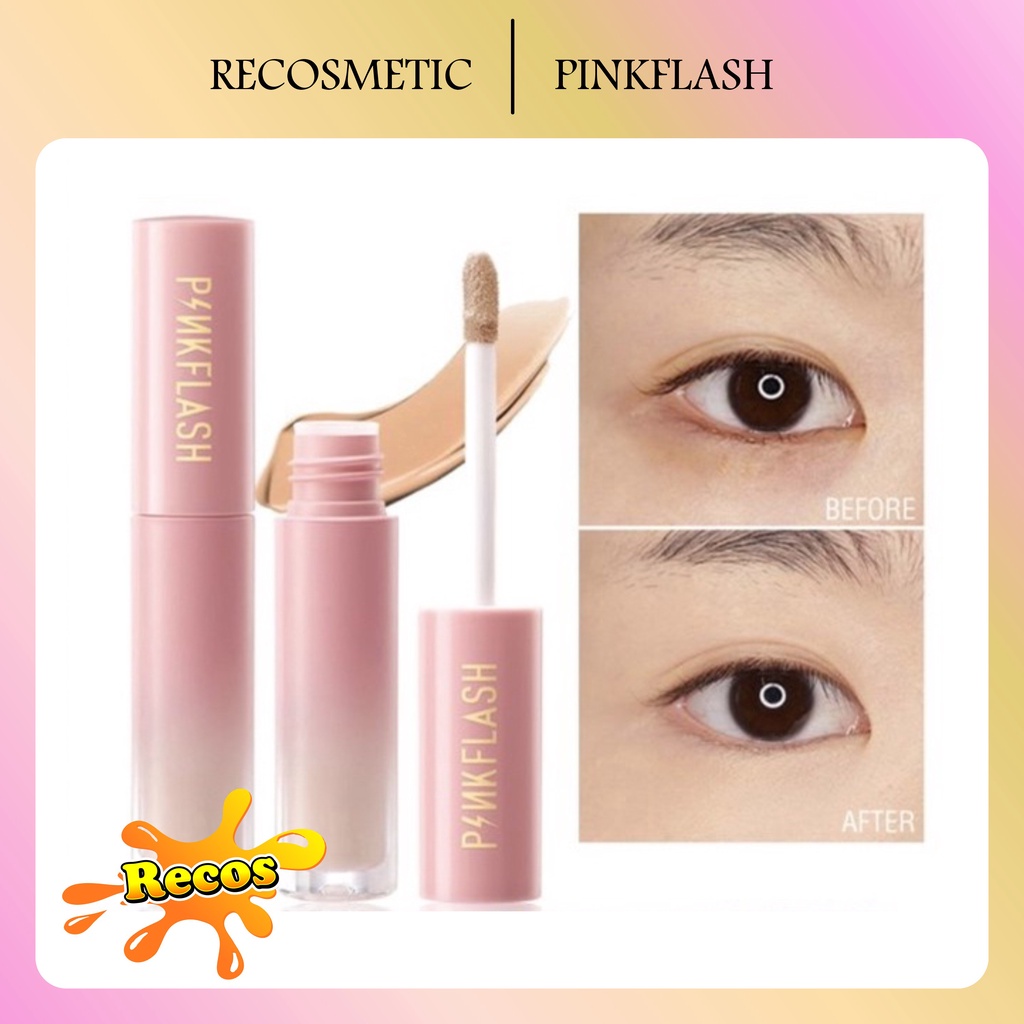 PINKFLASH Lasting Matte Concealer | Pink Flash Liquid Concealer Tahan Air Tahan Lama BPOM PF-F04