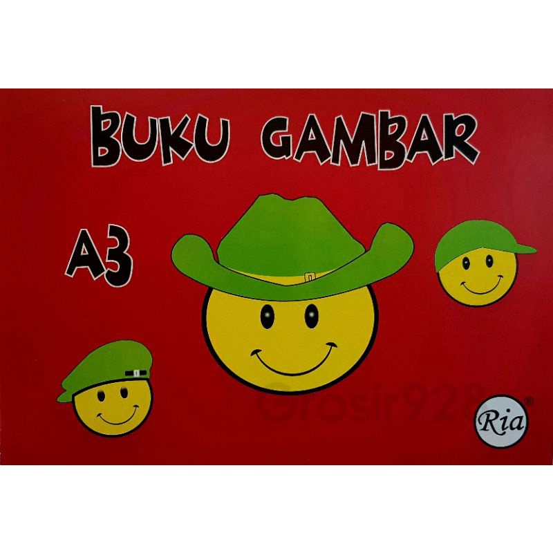 

(Per 10 buku) Buku Gambar / Drawing Book A3 merk Ria