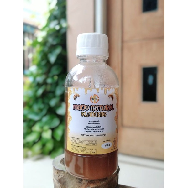 

madu klanceng atau trigona asli uk 400gr vitamin makanan minuman kesehatan