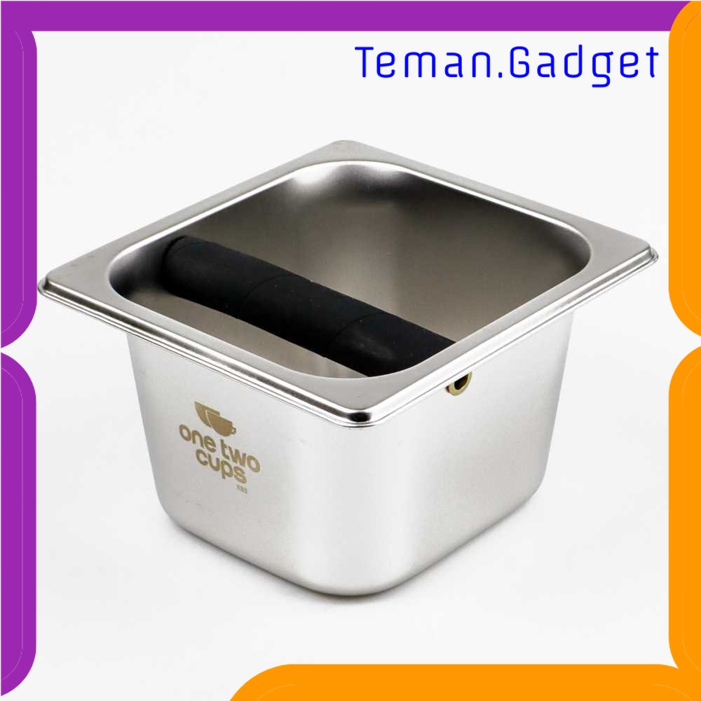 TG - DPR One Two Cups Wadah Kopi Espresso Knock Box Waste Container 17cm - KB3