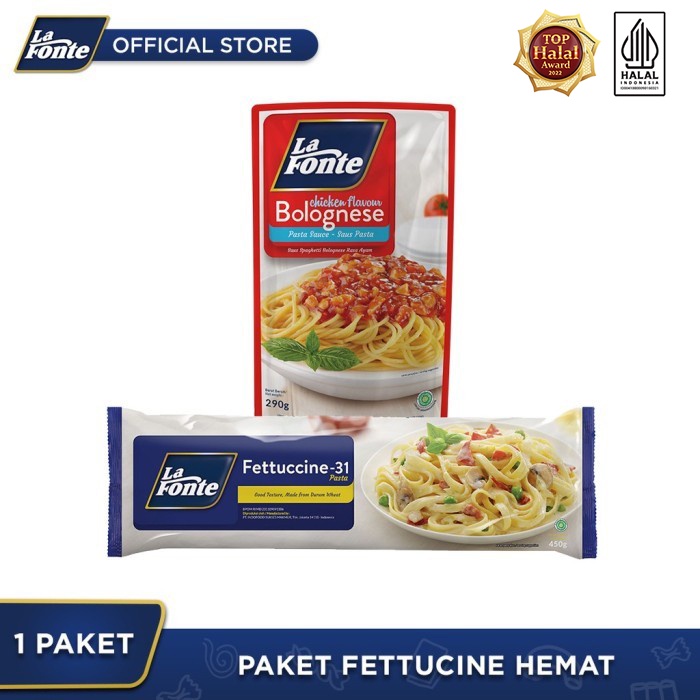 

La Fonte - Paket Siap Santap Fettucine Chicken Bolognese