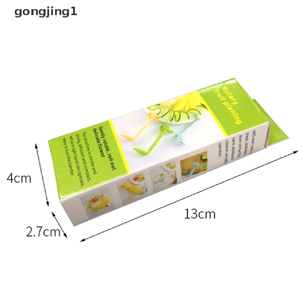 Ggg Buah Sayur Roll Rotary Chipper Keripik Timun Kentang Spiral Slicer Alat Dapur ID