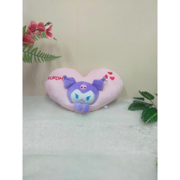 Bantal Hati Boneka Kuromi/Chinamorol/Kirby/Pompompurin