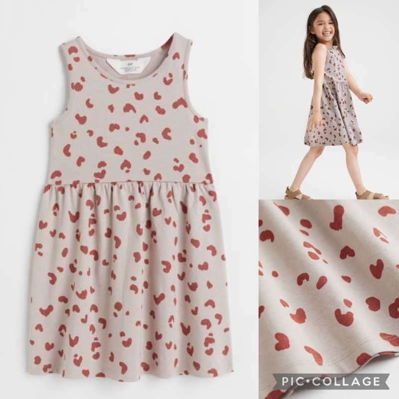 H&M dress leopard printed kids
