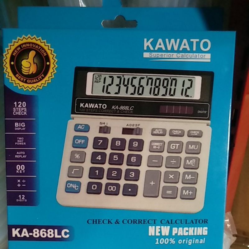 

KALKULATOR kawato 868lc