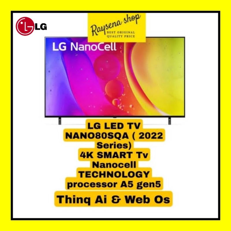 Lg 4k Smart tv 55nano80 / 55nano80SQA nanocell 55 inch