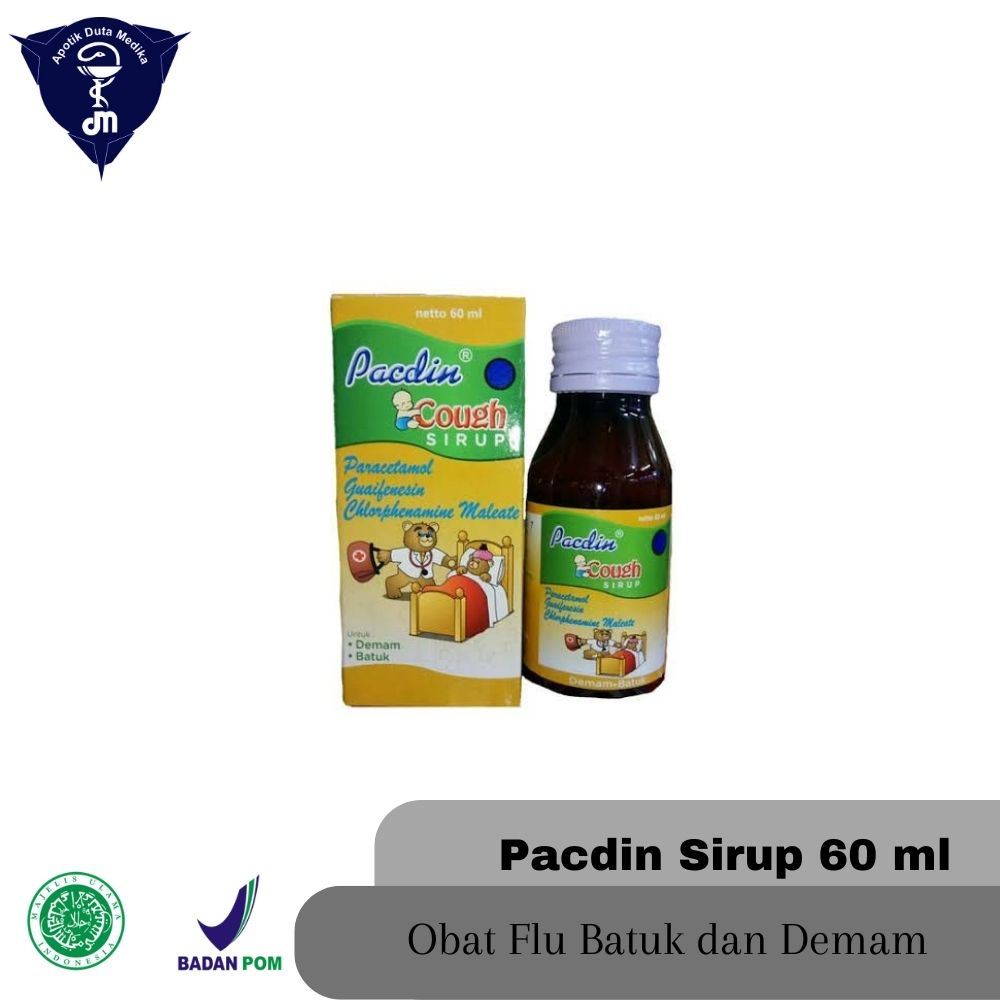 PACDIN COUGH 60 ML SIRUP/OBAT DEMAM BATUK ANAK/DEMAM ANAK/BATUK BERDAHAK ANAK/BATUK ALERGI ANAK