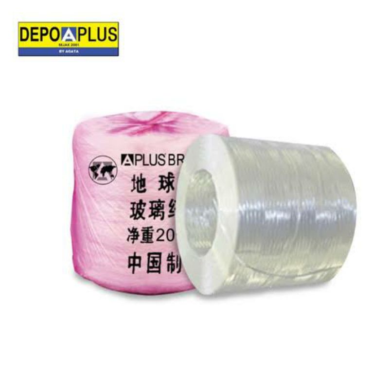 Roving Aplus kiloan 1kg serat roving fiberglass/serat sintetis fiberglass/serat kaca fiberglass
