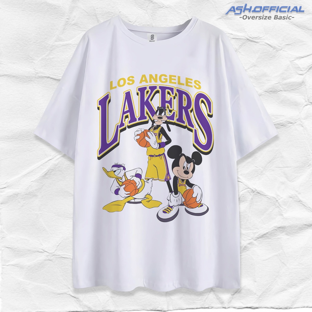 Lakers Disney Mickey Squad LA x Junk Food t shirt vintage Oversize
