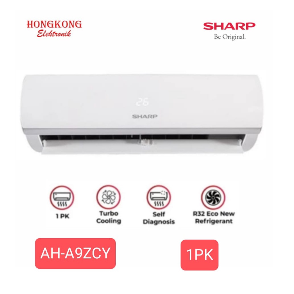 AC SHARP AH-A9ZCY 1pk TURBO COOL SERIES R32 1pk