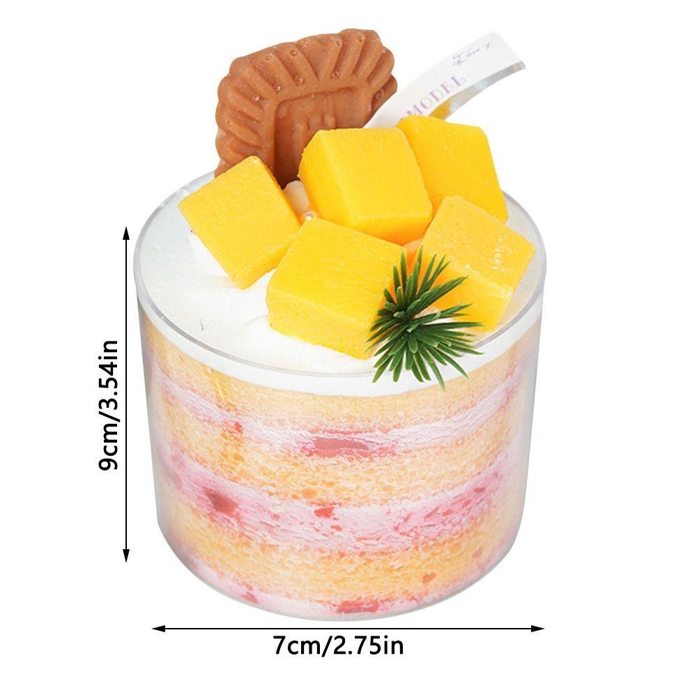 Chookyy Buah Artificial Cupcake Mainan Etalase Toko Ornamen Dekorasi Desktop Model Dessert Makanan