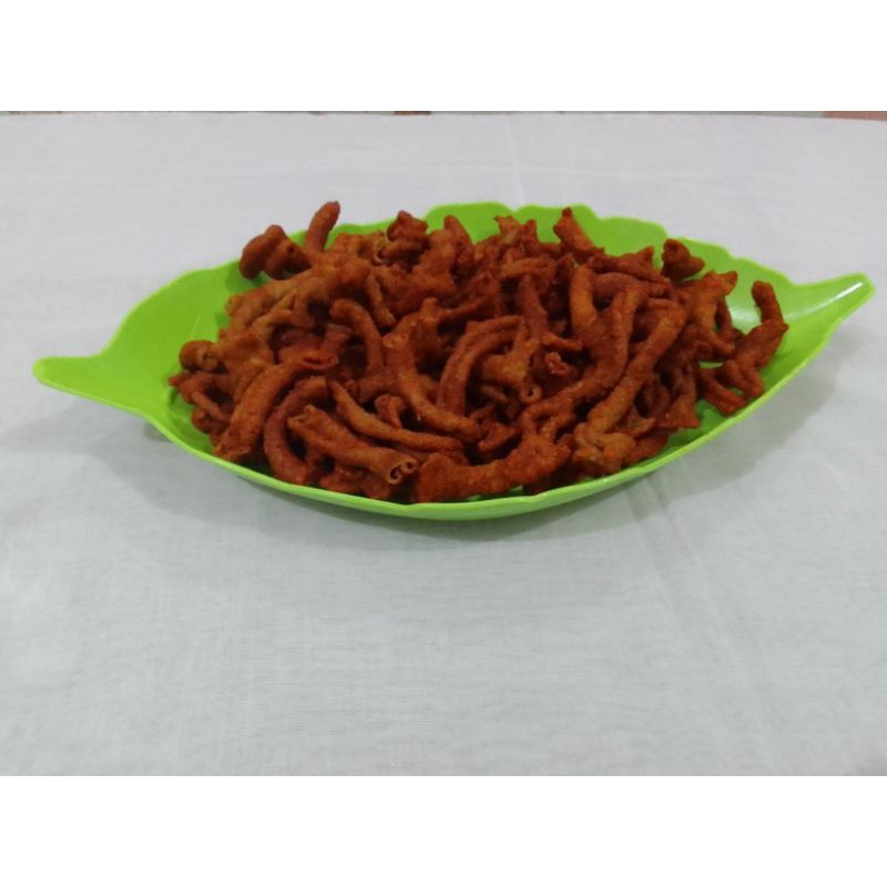 

Kripik Usus Pedas Manis 100grm